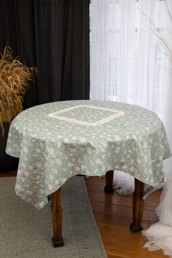 Galdauts apaļam galda ĀBEĻZIEDI 1