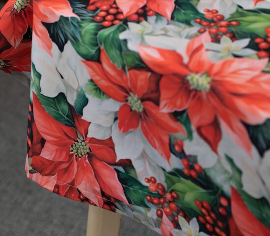 Galdauts "Puansetijas sarkanās"(170×130)